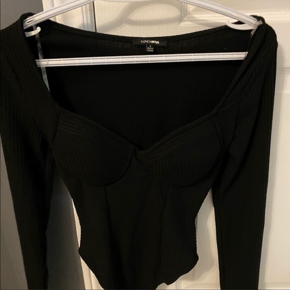 COPY - Fashion Nova - Bodysuit Pauline Black - Picture 1 of 5